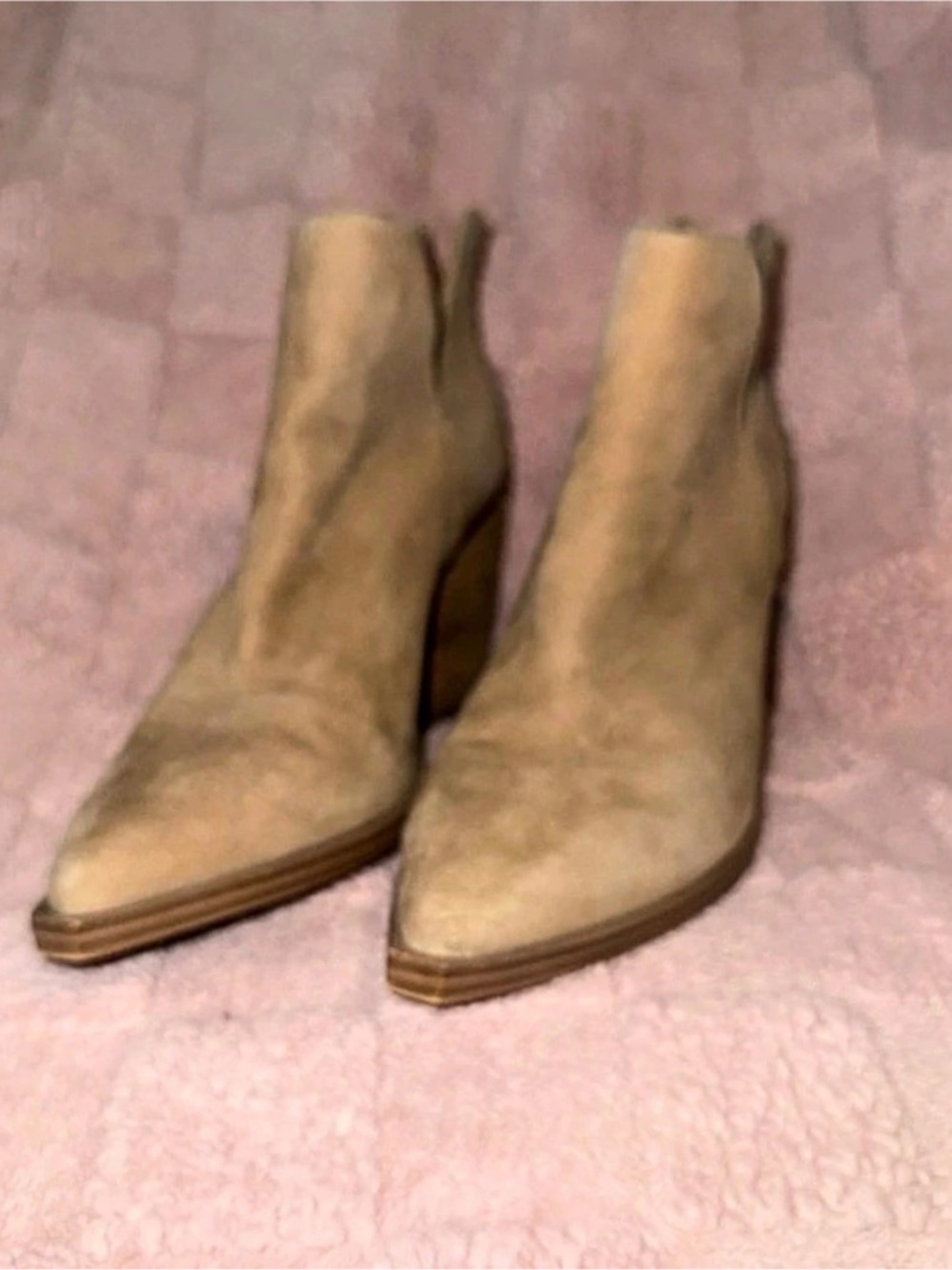 Steve Madden Suede Bootie Brown Ankle Booties
